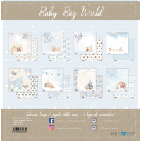 Papers For You Baby Boy World Scrap Paper Pack (8pcs) (PFY-3460)